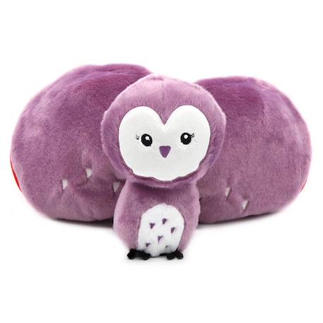 Les Déglingos - Peluche Flipetz Chouette Fraise - GLOBE TROTOYS ROSE 4 - vertbaudet enfant 