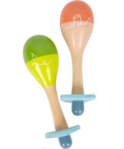 Jouet-Activités artistiques et musicales-Instruments de musique-Small foot company - Maracas Groovy Beats - LEGLER