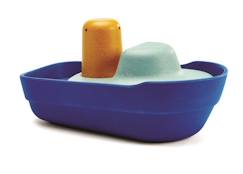 Jouet-Plan Toys - Grand bateau modulable bleu 21 cm - TROUSSELIER