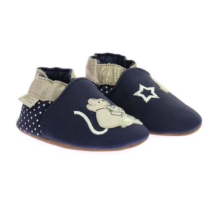 ROBEEZ Chaussons Star Lovers marine BLEU 2 - vertbaudet enfant 