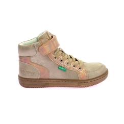 Chaussures-Chaussures fille 23-38-Baskets, tennis-KICKERS Baskets hautes Lolastic beige