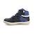 Baskets Kickers Lohan BLEU+BLEU+BLEU+GRIS 8 - vertbaudet enfant 