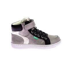 Chaussures-Chaussures fille 23-38-Baskets, tennis-KICKERS Baskets hautes Lolastic Noir/argent