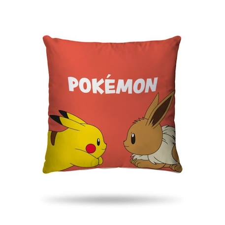 Housse De Couette Pokémon Pikachu Evoli 140x200 cm + 1 Taie d'oreiller 63x63 cm - 100% Coton - Rose Corail ROSE 2 - vertbaudet enfant 