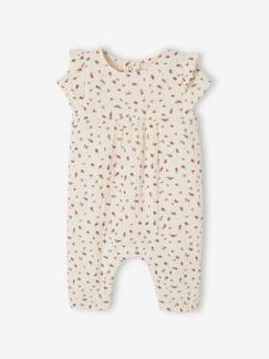 -Combinaison bébé en gaze de coton