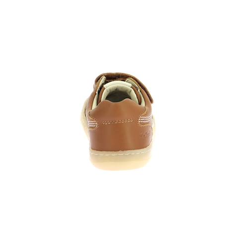 KICKERS Baskets basses Kickboost camel MARRON 3 - vertbaudet enfant 