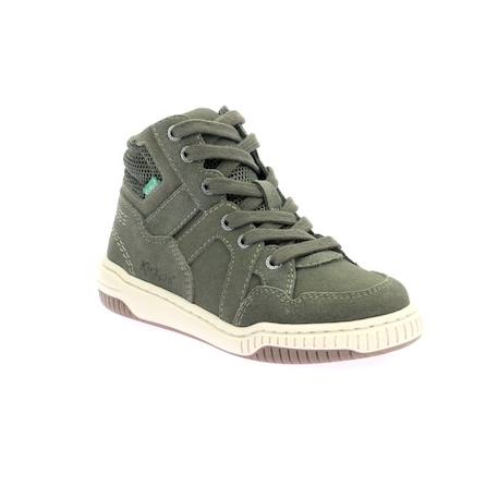 KICKERS Baskets hautes Kick90 kaki VERT 2 - vertbaudet enfant 