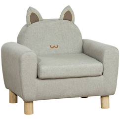 Chambre et rangement-Chambre-Fauteuil enfant design scandi 60x42x50cm Gris