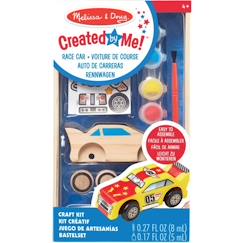 Jouet-Jeux d'imagination-Jeux de construction-Melissa & Doug - Voiture de course à décorer