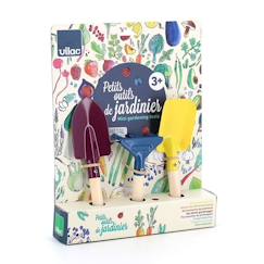 Jouet-Jeux d'imitation-Maison, bricolage et métiers-Vilac - Petits outils de jardinier bois et métal