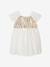 Robe MC Boutonnée Dos Sequins blanc 2 - vertbaudet enfant 