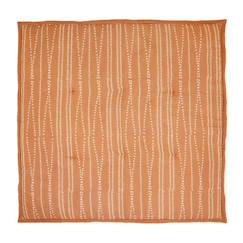 Jouet-Premier âge-Tapis de repos bébé - NEPO TERRACOTTA - pur coton imprimé à la main