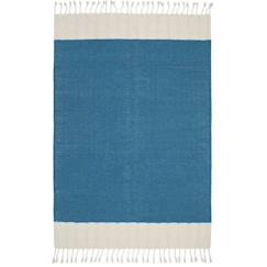 Linge de maison et décoration-Décoration-Tapis-Tapis Coton Lucia Colbert Bleu par Nattiot - 100 x 150 cm - Bleu - 100 x 150 cm