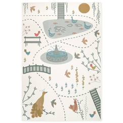 -Tapis Enfant Paradis Des Oiseaux - 123 X 180 cm - Oeko Tex - Nattiot