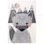 Tapis enfant Mr fox tissé main polypropylène multico 120x170 - Nattiot GRIS 1 - vertbaudet enfant 