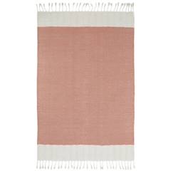 Linge de maison et décoration-Décoration-Tapis-Tapis Coton Lucia Rose Liege par Nattiot - 100 x 150 cm - Rose - 100 x 150 cm