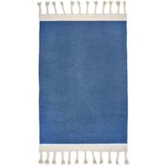 Linge de maison et décoration-Décoration-Tapis-Tapis Coton Lisboa Bleu Colbert par Nattiot - 100 x 150 cm - Bleu - 100 x 150 cm