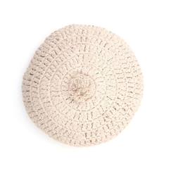 Linge de maison et décoration-Coussin rond crochet LENKA ECRU - Nattiot