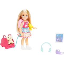 Jouet-Barbie®-Chelsea en Voyage-Coffret avec chiot et accessoires HJY17