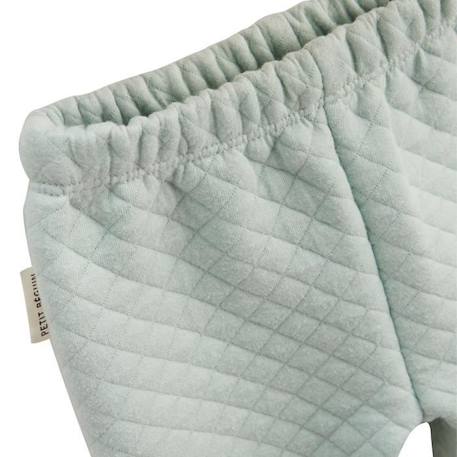 Ensemble bébé gilet et pantalon en coton matelassé Kimi BLANC 4 - vertbaudet enfant 