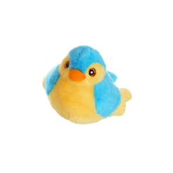 Jouet-Premier âge-Peluches-Oiseau sonore birdies 14 cm - bleu clair