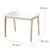 Table Enfant en Bois Massif - ROBA - Meubles pour Tout-Petits - À Partir de 2 Ans - Naturel / Blanc BLANC 3 - vertbaudet enfant 