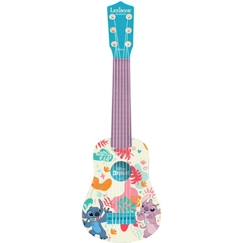 Jouet-Activités artistiques et musicales-Instruments de musique-Lexibook - Ma Première Guitare Stitch - 53cm - Guide d'apprentissage inclus