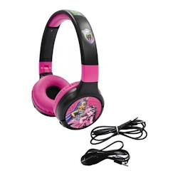 Jouet-Multimédia-casques audio - écouteurs-Casque audio 2 en 1 bluetooth et Filaire confortable et pliable avec limitation de son Lexibook Monster High