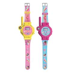 Jouet-Multimédia-Montre digitale Barbie avec fonction talkie-walkie portée jusqu'à 200 m