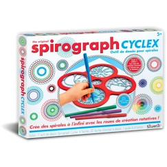 Jouet-Coffret Cyclex - SPIROGRAPH - Création de spirales à l'infini avec les roues rotatives !