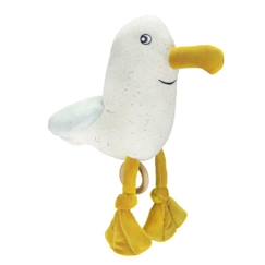 Jouet-Peluche Musicale Pour Bébé- Paulette La Mouette - 25 cm