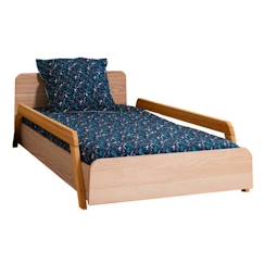 Chambre et rangement-Lit enfant évolutif avec barrières Dixia - Bois - 90x190 cm - AKITEN RETAIL