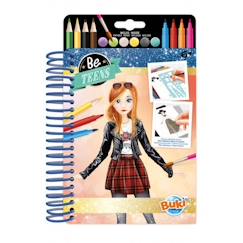 -Kit de scrapbooking - Buki - CM103 - Carnet de mode - Tenue rock - 28 pages épaisses