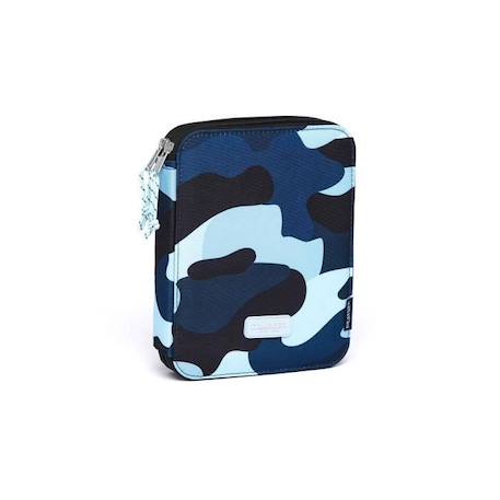 Fille-Accessoires-Cartable, trousse-DRAEGER PARIS - Trousse Scolaire Préremplie Enfant - Camouflage - 19 x 5 x 24 cm