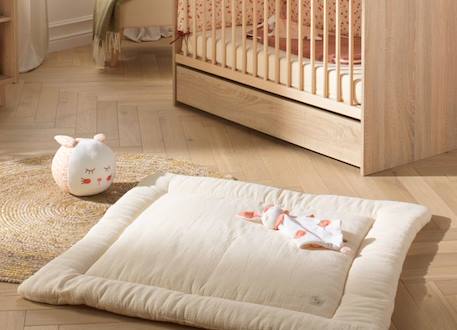 Grand tapis de jeu en double gaze de coton BEIGE 3 - vertbaudet enfant 