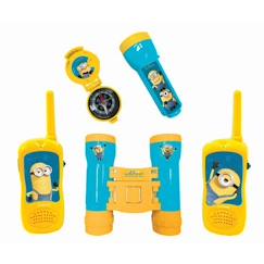 -Kit d’aventurier avec Talkie-Walkies portée 120m Les Minions