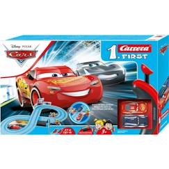 Jouet-Jeux d'imagination-Figurines, mini mondes, héros et animaux-Carrera first Disney Cars 3 circuit 2,4 mètres