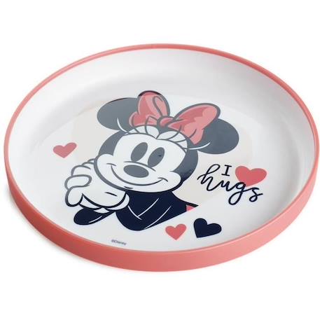 Pack repas 2ème age THERMOBABY MINNIE - 3 Assiettes + un gobelet + 1 cuillère ROSE 4 - vertbaudet enfant 