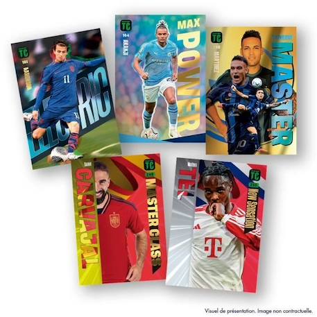 Box de Stickers - PANINI - TOP CLASS FIFA 2024 TC - 7 pochettes de 8 cartes + 5 hologiants + 1 poster VERT 2 - vertbaudet enfant 