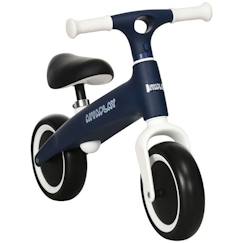 Jouet-Draisienne vélo pour enfant - AIYAPLAY - siège réglable, 2 roues, sans pédales - pour bébé 18-36 mois - jusqu'à 25 kg - bleu