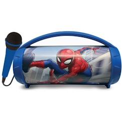 Jouet-Multimédia-Enceinte Bluetooth® Sans-Fil Lumineuse avec Micro Spider-Man