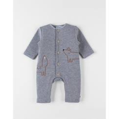 Bébé-Manteau, combipilote, nid d'ange-Combipilote-Combinaison renard gris