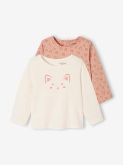 -Lot de 2 t-shirts Basics bébé manches longues