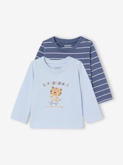 -Lot de 2 T-shirts manches bébé