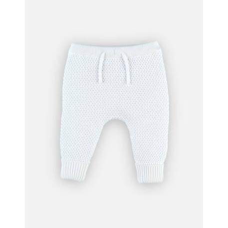 Legging tricot BIO BLANC 1 - vertbaudet enfant 