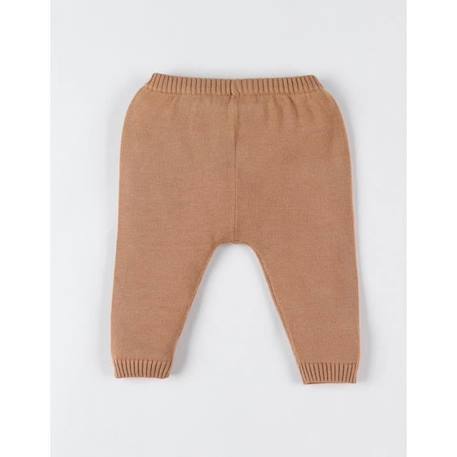 Legging en tricot bio fin MARRON 2 - vertbaudet enfant 