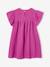 Robe en gaze de coton fille bleu grisé+lavande+rose+vanille+vert sauge+violet 25 - vertbaudet enfant 