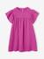 Robe en gaze de coton fille bleu grisé+lavande+rose+vanille+vert sauge+violet 24 - vertbaudet enfant 