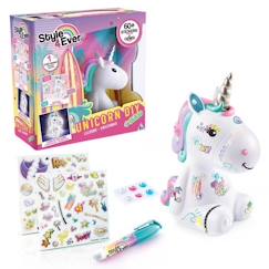 Jouet-Licorne à décorer - CANAL TOYS - STYLE 4 EVER - Fille - Brille dans le noir