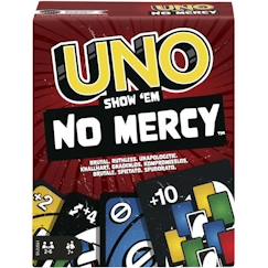 Jouet-Mattel Games - UNO No Mercy-Jeu de cartes pour toute la famille, enfants et adultes HWV18